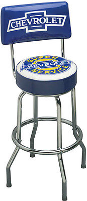 Chevy Chevrolet Bar Stool Stools with Backrest