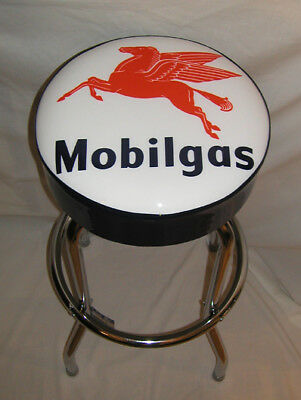 Mobile Mobilgas Gas Bar Stool Stools