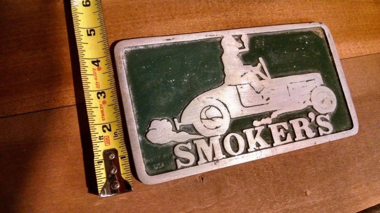 Vintage Car Club Plaque Smokers Hot Rat Rod Foundry