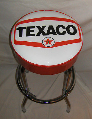 Texaco Small Star Gas Sign Bar Stool Stools