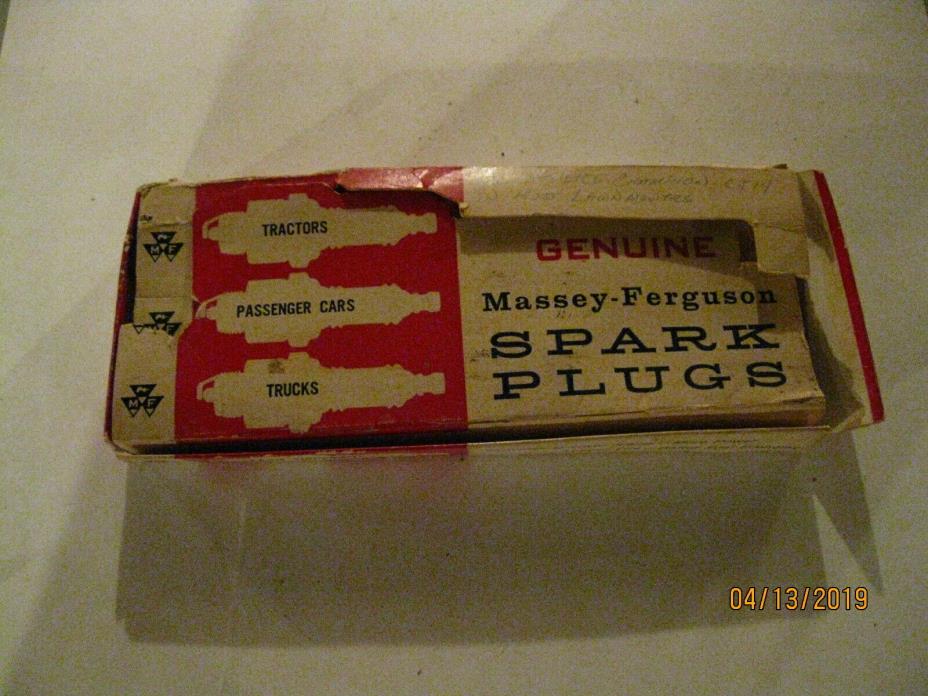 Vintage Massey Ferguson Spark Plugs, MF# 1027436M91, NOS in sealed packaging