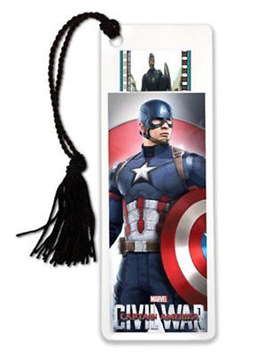 Captain America Civil War Bookmark 35mm Movie Film Cel Marvel Studios New