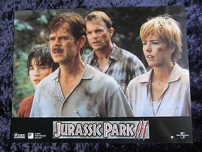 Jurassic Park lobby card # 7  Sam Neil, William H. Macy, Jurassic Park III
