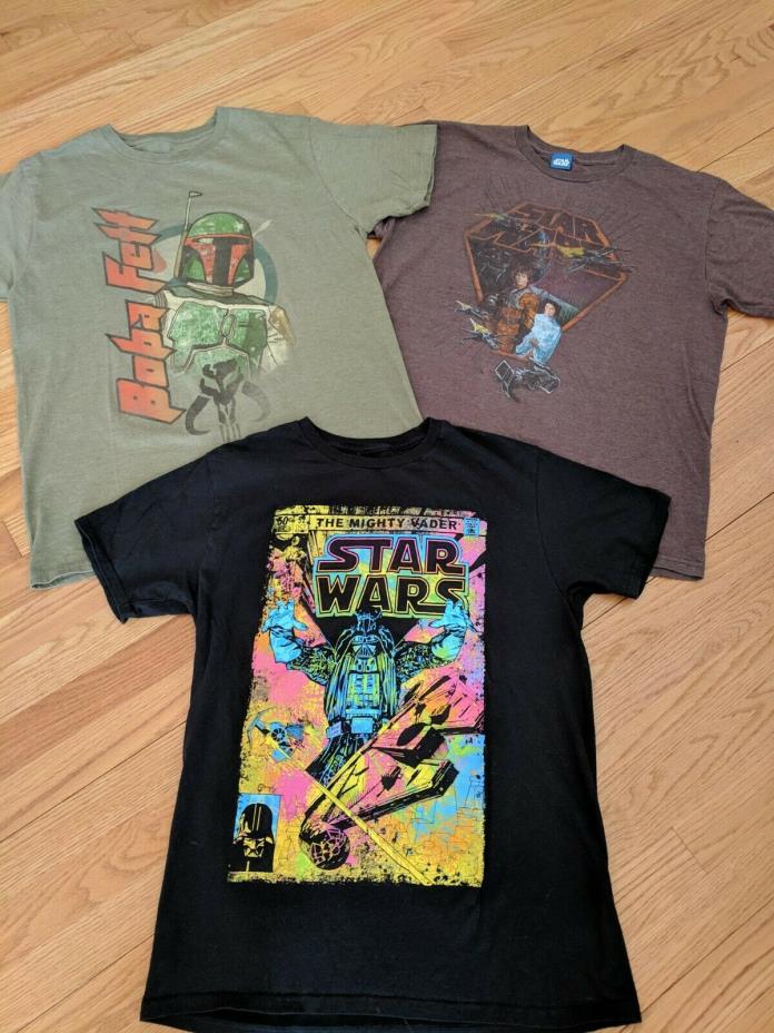 Star Wars Men's L Lot of 3 T-shirts