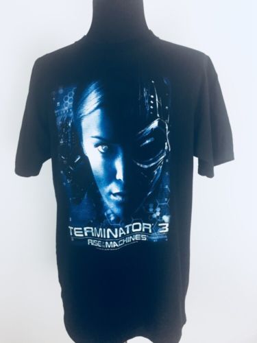 Terminator 3 Rise Of The Machine Promo TShirt Sz XL 2003 Graphic Tee