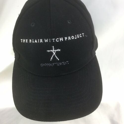 THE BLAIR WITCH PROJECT movie memorabilia cap Hat Vintage 1999 Black Rare Nissun