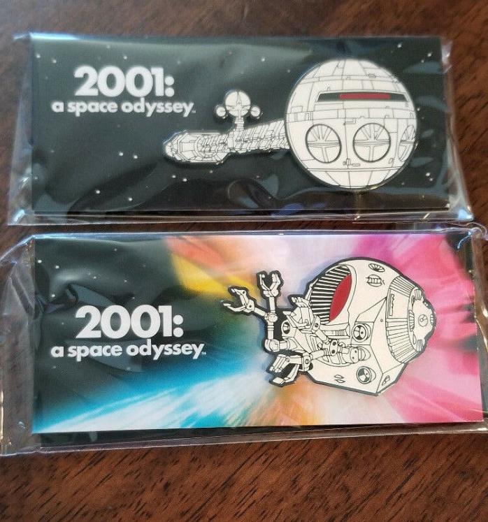 2018 SDCC COMIC CON EXCLUSIVE MOEBIUS MODELS 2001 A SPACE ODYSSEY ENAMEL PIN SET