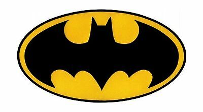 Batman - Large Logo - Embroidered Iron On or Sew On Patch / Badge