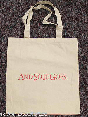 AND SO IT GOES - Movie PROMO Canvas TOTE BAG - Promotional (2014) NEW