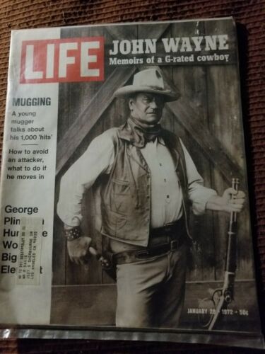 JOHN WAYNE LIFE MAGAZINE 1/28/1972