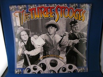 Three Stooges 2003  Calendar (16 Months)