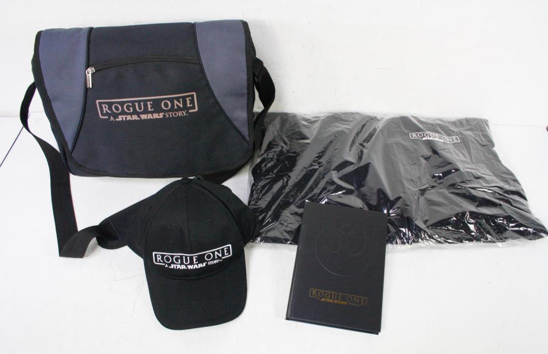 Star Wars Rogue One Studio Promo Swag - Bag, Hoodie (L), Cap / Hat, Journal Book