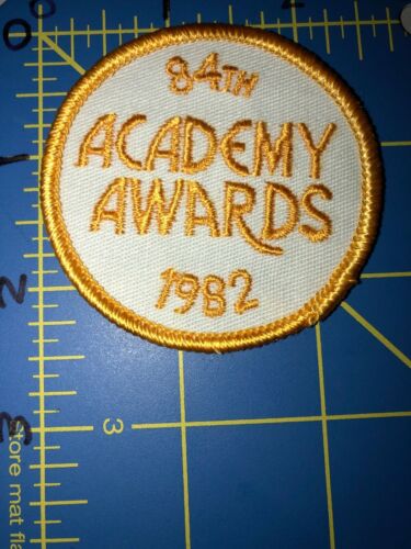 Vintage 84th Academy Awards 1982 Patch Annual 54th Oscars Movies Films Picture