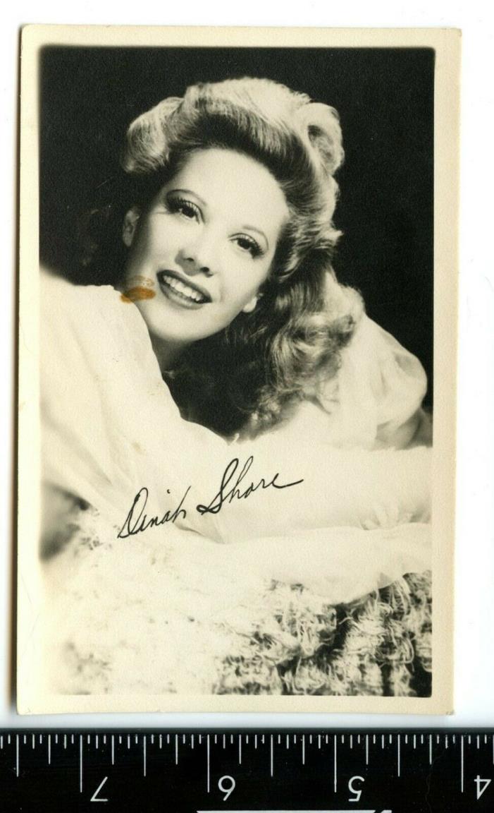 vintage Dinah Shore Exhibit / Post card