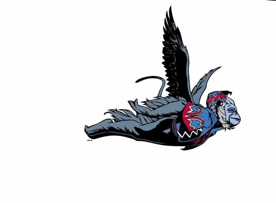Flying Monkey Die-Cut Vinyl Sticker