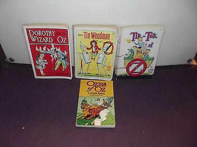 Lot of 3 Vintage Wizard of Oz Books