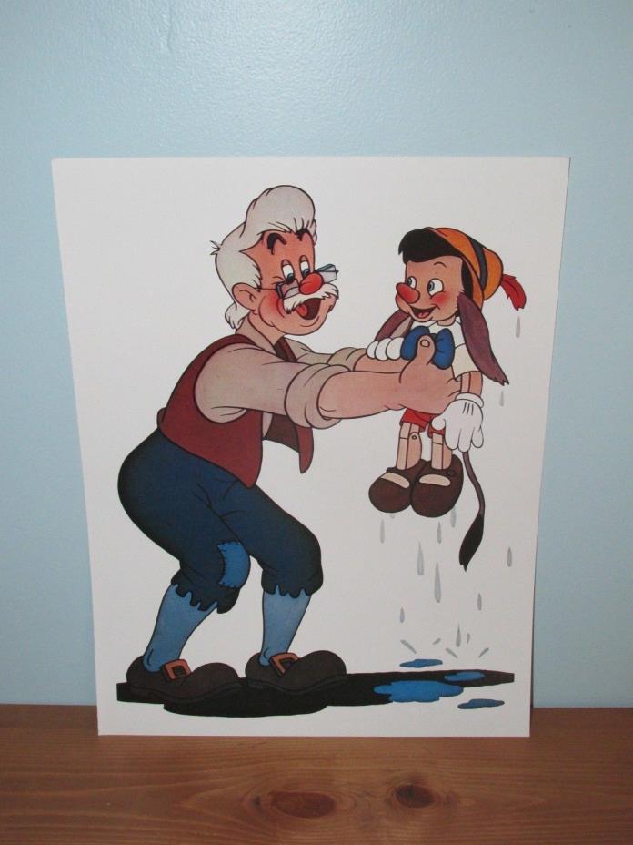 Disney Pinocchio Original Lithograph Print (Lot C)