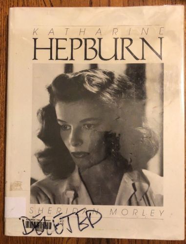 Katherine Hepburn  By Sheridan Morley  Hardcover 1st Edition Book 1984 Ex V83