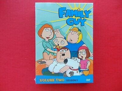 DVD FAMILY GUY Season 3 Volume 2 NEW Sealed Animated Fox TV Series 2001