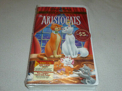 NEW SEALED WALT DISNEY GOLD COLLECTION THE ARISTOCATS MOVIE VHS VIDEO CLAMSHELL