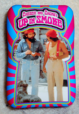 CHEECH AND CHONG UP IN SMOKE METAL CIGARETTE / WALLET CASE 2 1/2