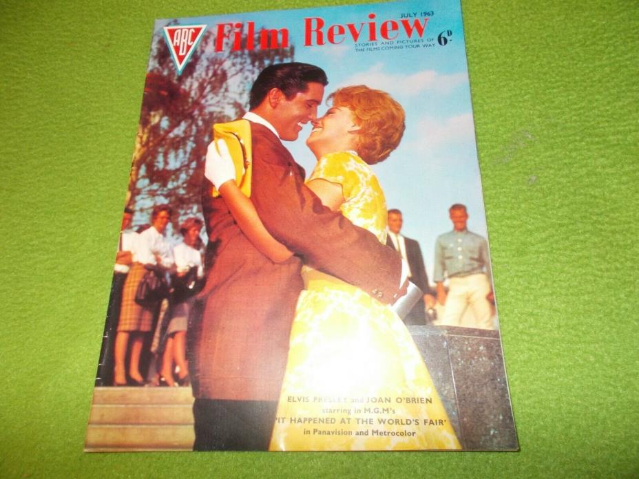 Vintage ABC FILM REVIEW Magazine UK July 1963 ELVIS Jack Lemmon