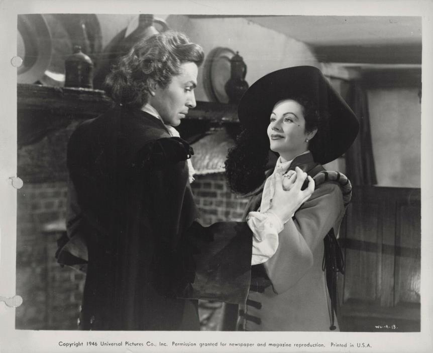 Margaret Lockwood, James Mason, The Wicked Lady, 1945 ~ ORIGINAL scene still