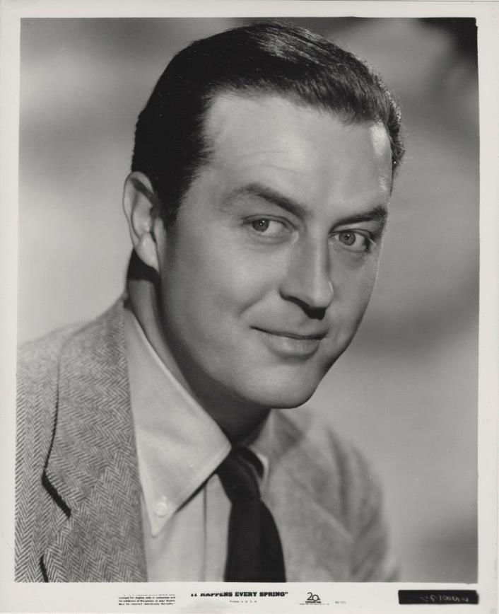 Ray Milland ~ ORIGINAL 1949 portrait... very handsome!