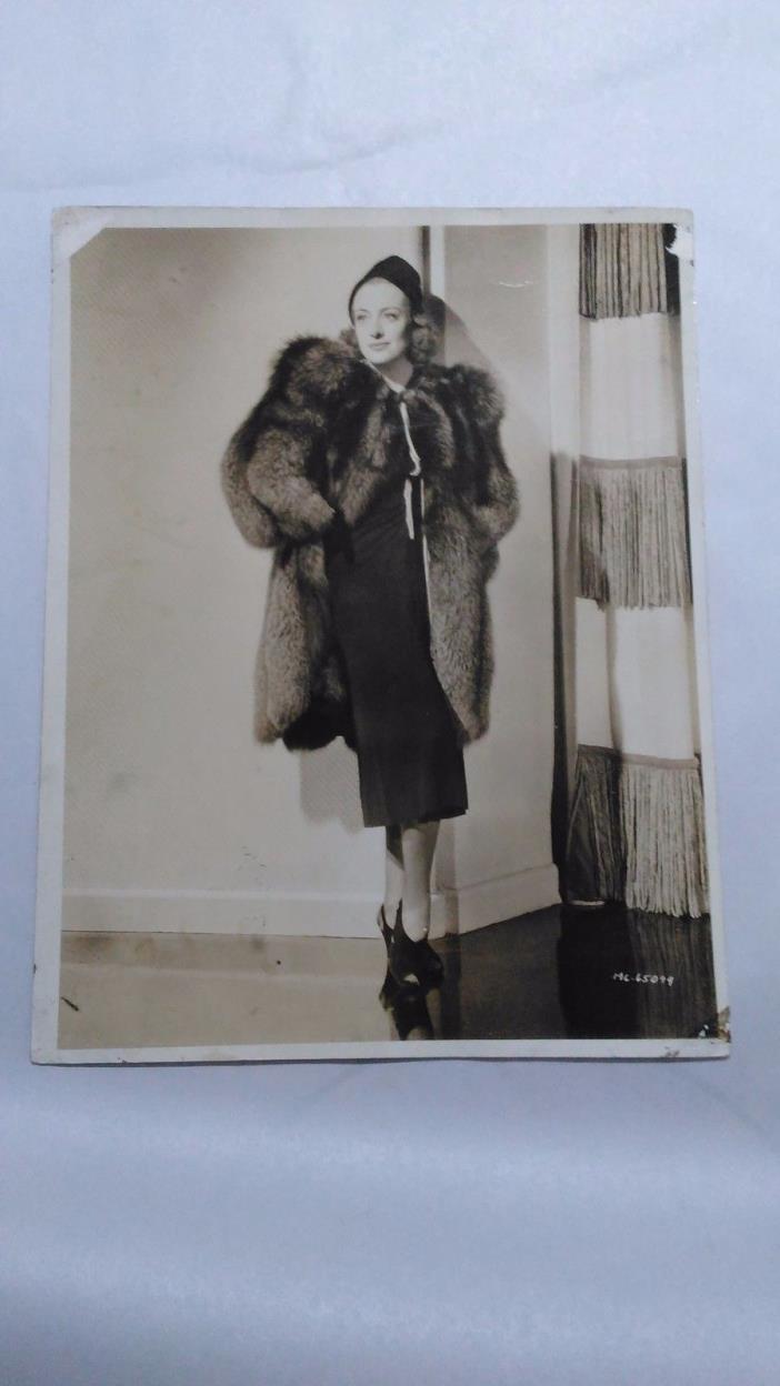 Oversized Joan Crawford still w/ WW II infantry stamp on back