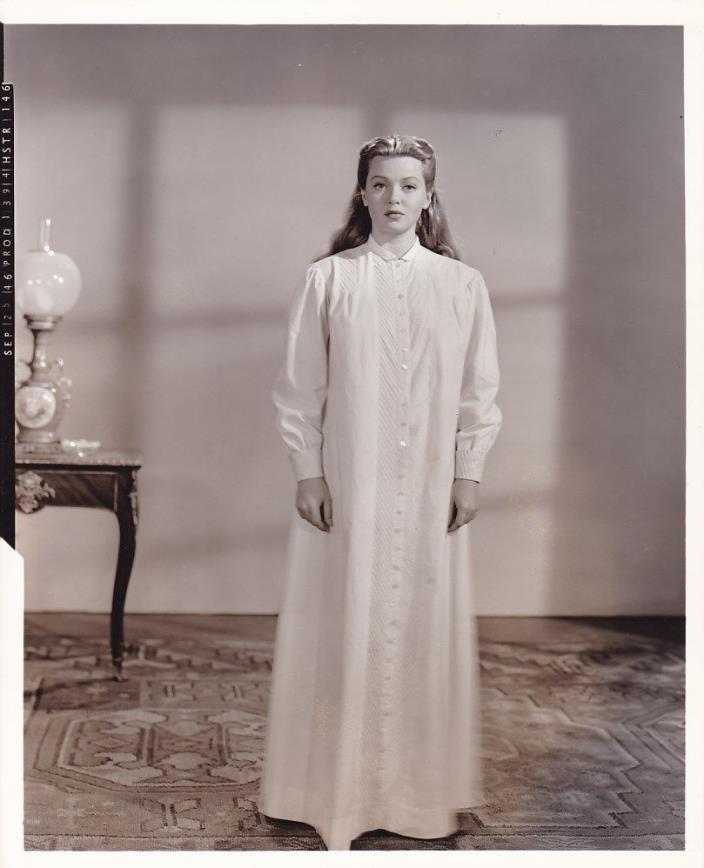 LANA TURNER Walter Plunkett COSTUME Test Portrait GREEN DOLPHIN STREET MGM Photo