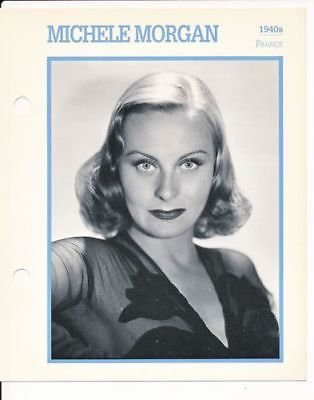 MICHELE MORGAN MOVIE STAR ENCYCLOPEDIA 5 3/4