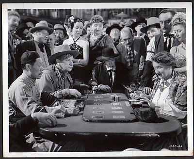 WALLACE BEERY Marjorie Main dealing cards JACKASS MAIL Vint Orig Photo WESTERN