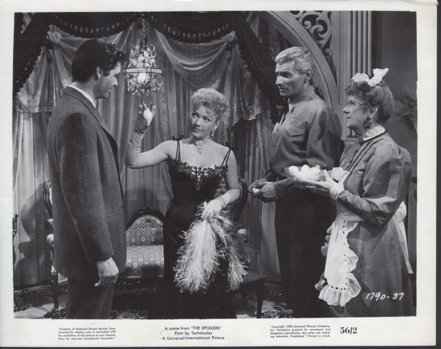The Spoilers 1956 8x10 black & white movie photo #37