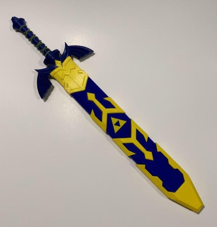 Master Sword Game Case 3D Printed Nintendo Legend of Zelda