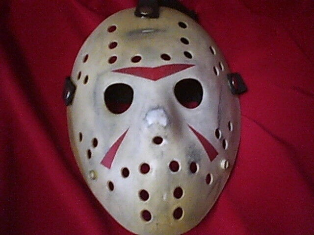 Jason Voorhees Hockey Mask Custom Painted Signed,