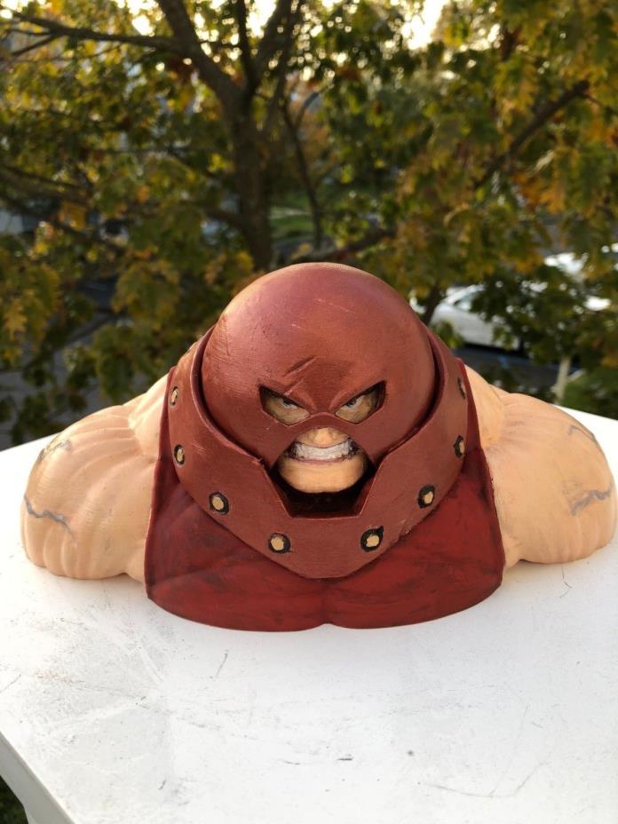 X-Men Inspired Juggernaut Bust Painted and Signed by Michael Bell