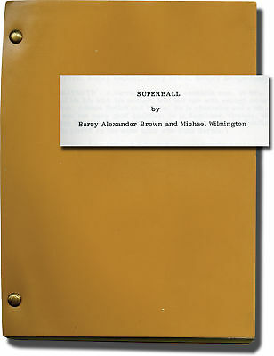 Barry Alexander Brown SUPERBALL Original screenplay for an unproduced #142975