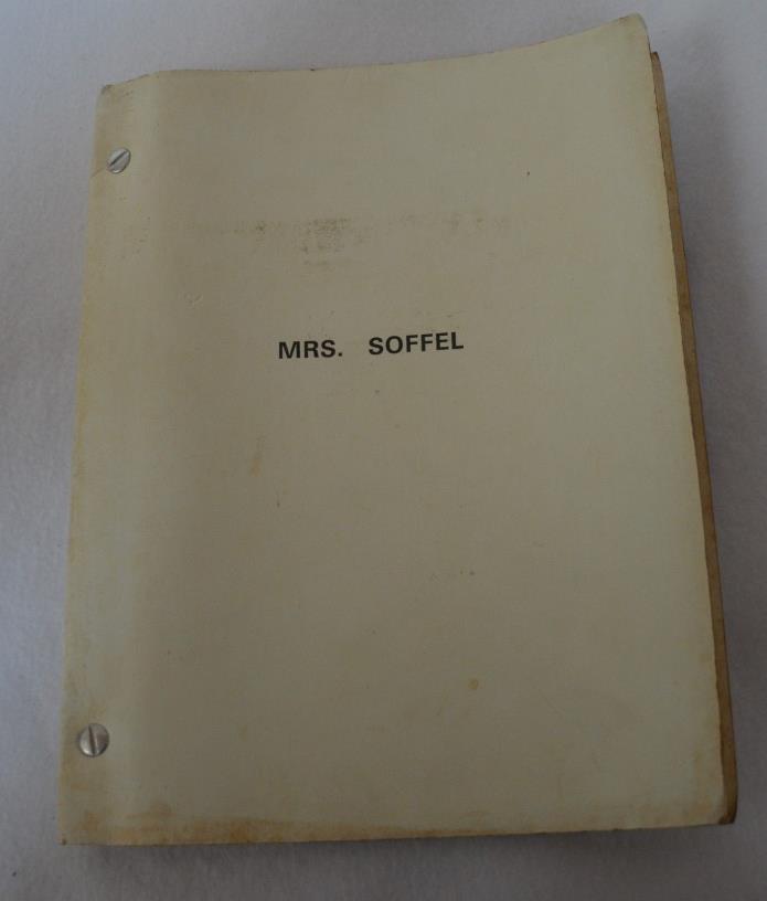 Original Mrs. Soffel Screenplay Script Film Based Signed