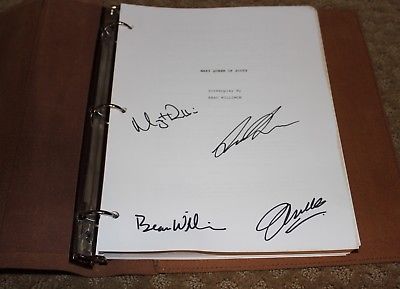 MARY QUEEN OF SCOTS SIGNED MOVIE SCREENPLAY SCRIPT  FYC FOR YOUR CONSIDERATION