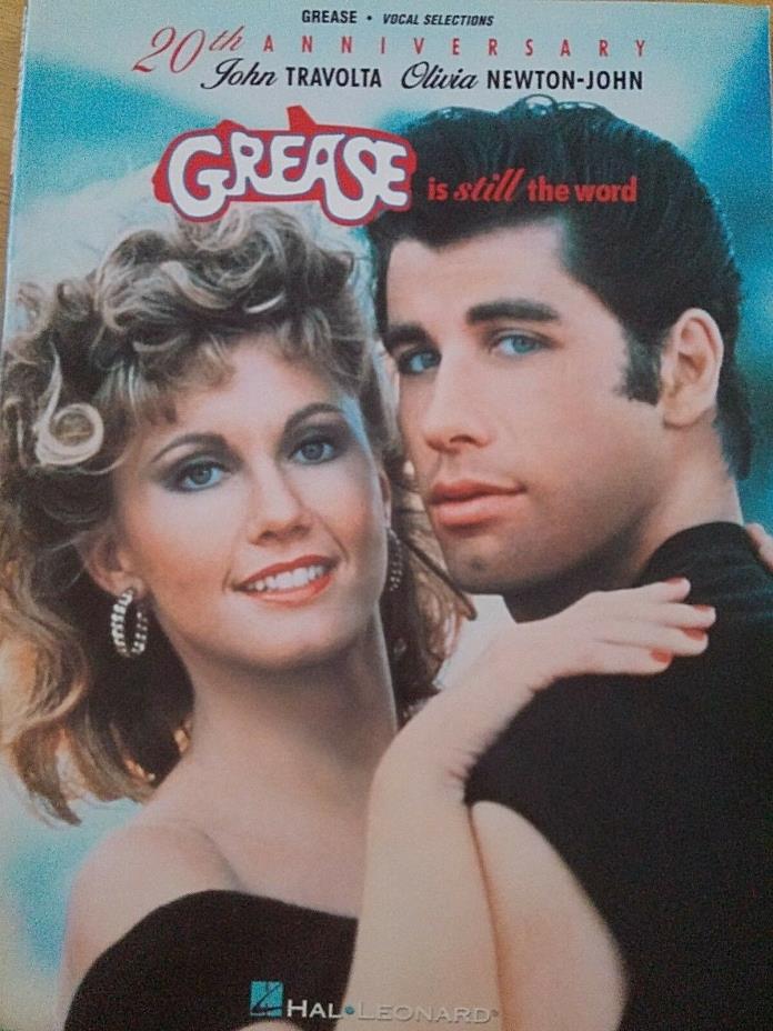 GREASE IS STILL THE WORD 20th ANNIVERSARY PVG HAL LEONARD-BARELY OPENED-PICTURES