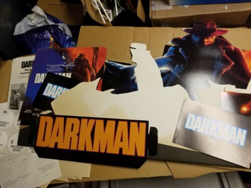 COMPLETE Vintage Darkman Video Movie Standee in ORIGINAL box Sam Raimi