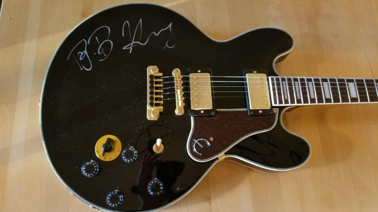 B. B. King hand signed Lucille Signature Guitar