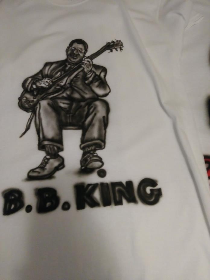 bb king airbrushed tshirt.2 to choose from.