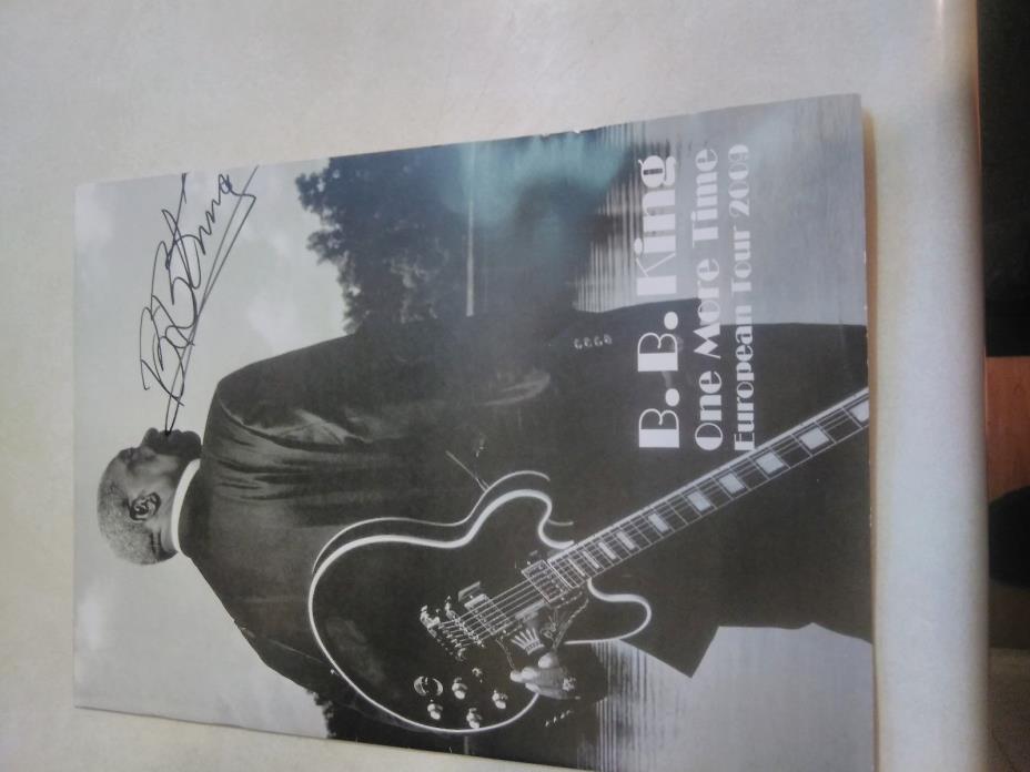 bb king european tour program 2009