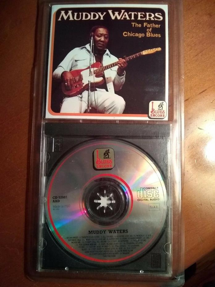vtg MUDDY WATERS  Rare SEALED original LONG box CD Father Of Chicago Blues