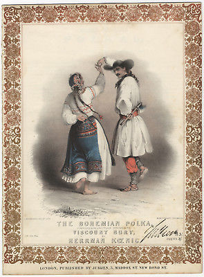 DANCE 19th Century English / Bohemian Polka composed & respectfully 1845