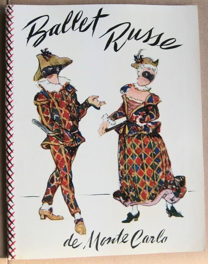 Ballet Russe de Monte Carlo, Season 1940-1941 Program- Salvador Dali Scenery