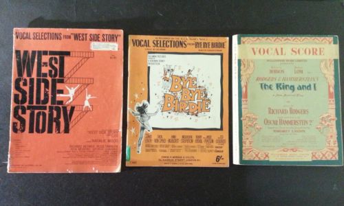 SHEET MUSIC VTG. Full Scores. LOT OF 3 plus bonus White Christmas sheet 1942.