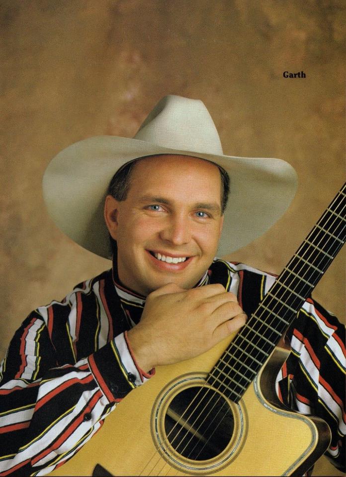 Garth Brooks 1 Page Magazine Clipping Country Music