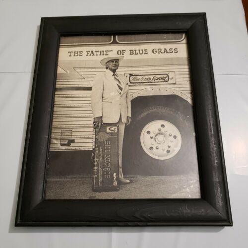 BILL MONROE Father of Bluegrass Framed Country Clipping Old Photo Grand Ole Opry